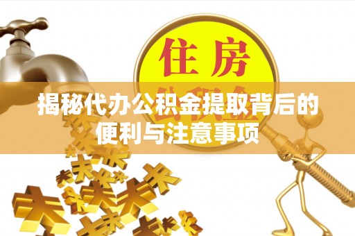 武宁揭秘代办公积金提取背后的便利与注意事项