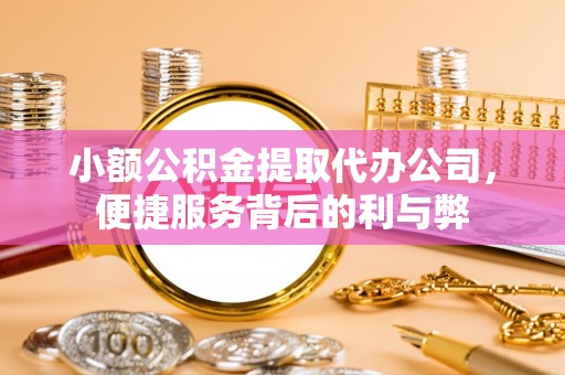 武宁小额公积金提取代办公司，便捷服务背后的利与弊