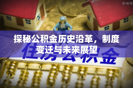 武宁探秘公积金历史沿革，制度变迁与未来展望