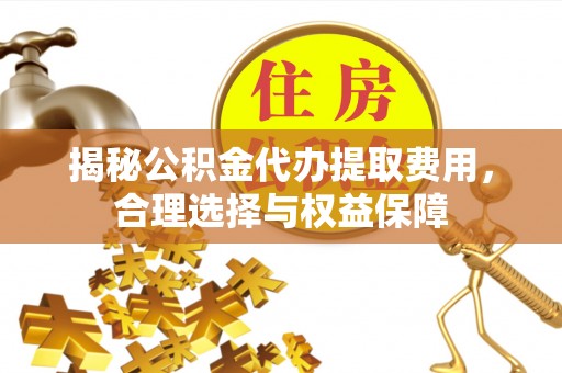 武宁揭秘公积金代办提取费用，合理选择与权益保障