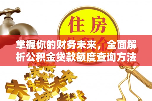 武宁掌握你的财务未来，全面解析公积金贷款额度查询方法