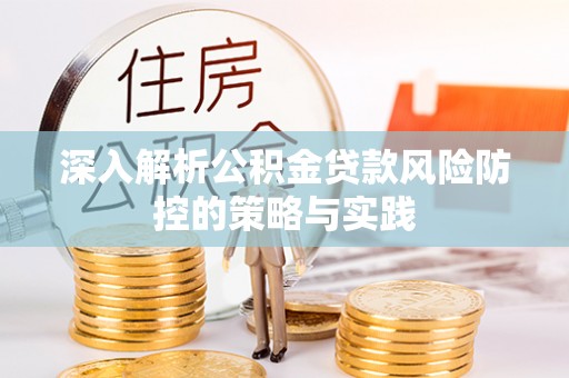 武宁深入解析公积金贷款风险防控的策略与实践