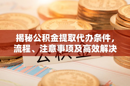 武宁揭秘公积金提取代办条件，流程、注意事项及高效解决方案