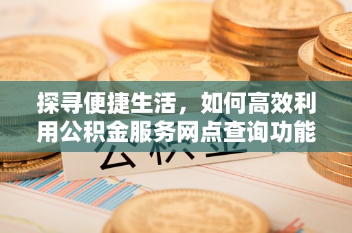 武宁探寻便捷生活，如何高效利用公积金服务网点查询功能