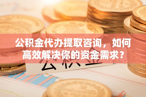 武宁公积金代办提取咨询，如何高效解决你的资金需求？