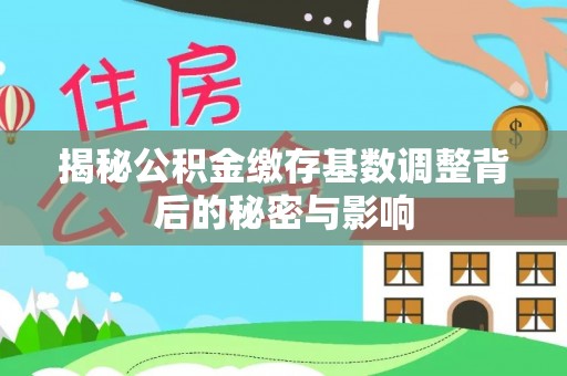 武宁揭秘公积金缴存基数调整背后的秘密与影响
