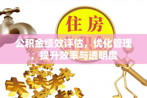武宁公积金绩效评估，优化管理，提升效率与透明度