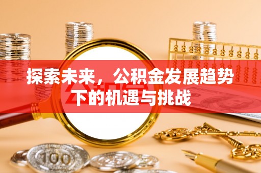 武宁探索未来，公积金发展趋势下的机遇与挑战
