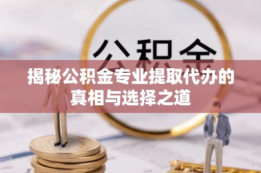 武宁揭秘公积金专业提取代办的真相与选择之道