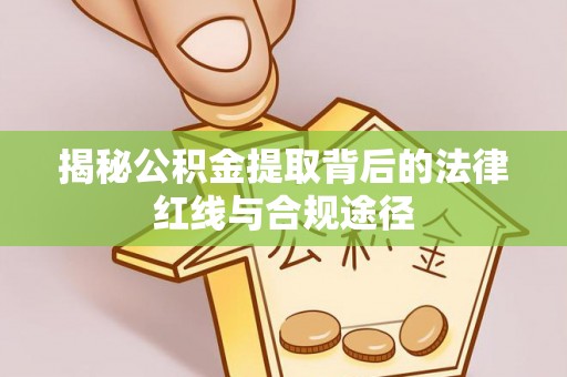 武宁揭秘公积金提取背后的法律红线与合规途径