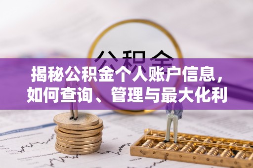武宁揭秘公积金个人账户信息，如何查询、管理与最大化利用