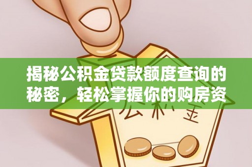 武宁揭秘公积金贷款额度查询的秘密，轻松掌握你的购房资金