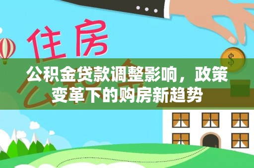 武宁公积金贷款调整影响，政策变革下的购房新趋势