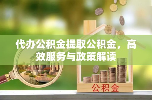 武宁代办公积金提取公积金，高效服务与政策解读