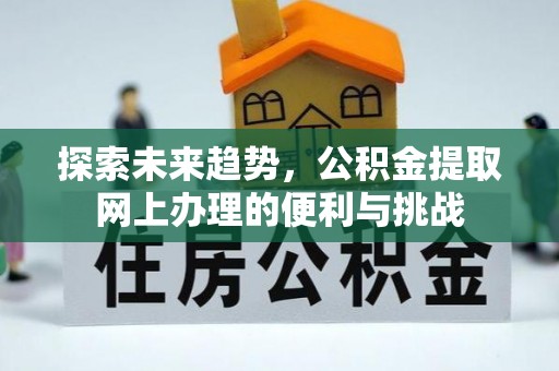 武宁探索未来趋势，公积金提取网上办理的便利与挑战