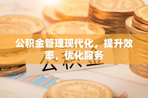 武宁公积金管理现代化，提升效率，优化服务