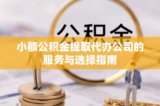 武宁小额公积金提取代办公司的服务与选择指南
